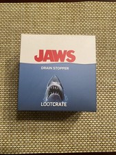 NEW Jaws Drain Stopper Cover SEALED Loot Crate Exclusive Bathroom Drain