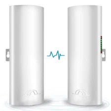 High Power Wireless Bridge 5.8GHz WiFi Point to Point Outdoor CPE 2 Mile Range