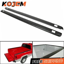 Truck Bed Rail Caps W/Holes Molding For 99-06 Silverado Sierra 1500 2500 6.5Ft