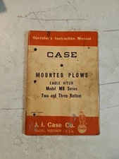 Vintage Case Model MR Mounted Plows Operators Instruction Manual 