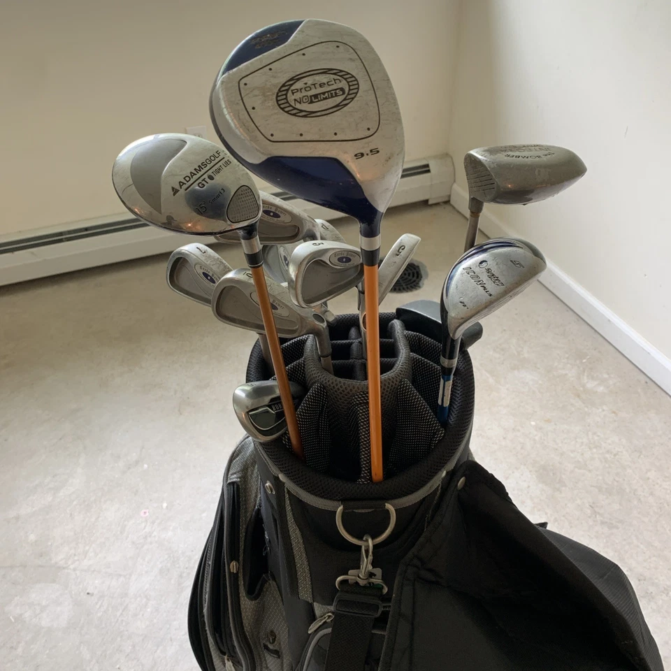 COMPLETE SPALDING ALOILA VL GOLF CLUBS SET - 8 IRONS ;P;S &PUTTER & 3 WOOD + BAG - Image 2 of 4