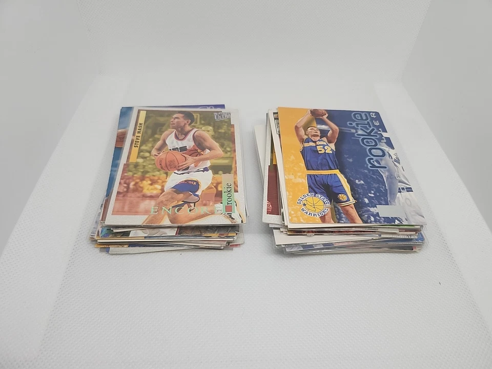 Gran Lote De 100+ Tarjetas De Baloncesto Años 90, Shaq, Nash, Miller, Kemp, Novatos Foto 2 de 4