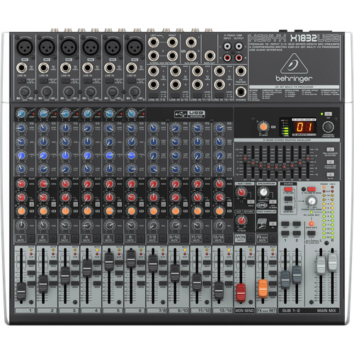 Behringer XENYX X1832USB USB Mixer with Effects