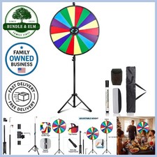 30 Inch Heavy Duty Spin Wheel Prize Wheel with Dry Erase Surface for Promotions