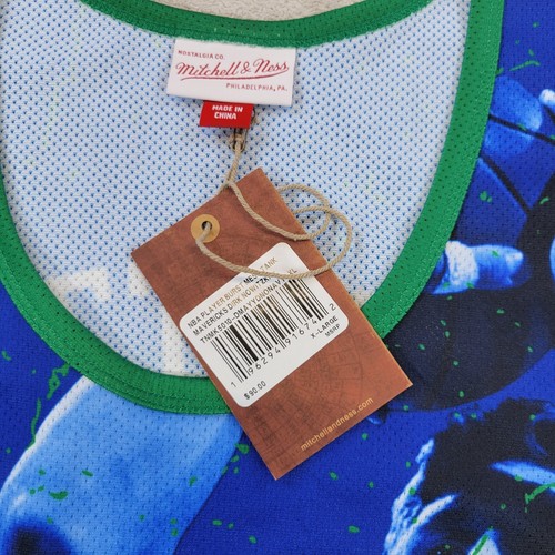 Herren Mitchell & Ness Dirk Nowitzki blau Dallas Mavericks Hartholz Klassiker XL - Bild 6 von 11