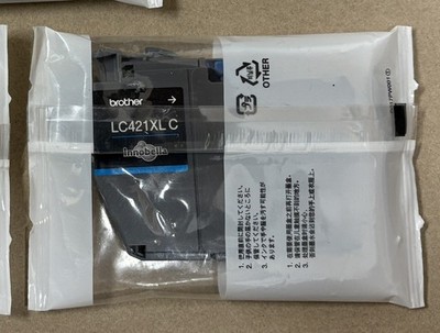 original Brother Tintenpatrone LC421XL Cyan 5,6ml OVP Rechnung