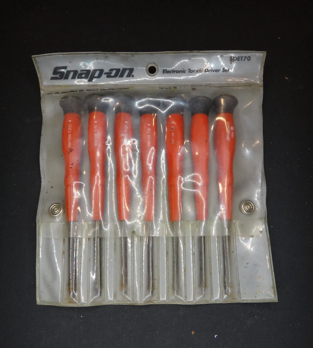 Snap-on 絶版品 4piece TORX トルクスドライバー Snap-on Vehicle Set
