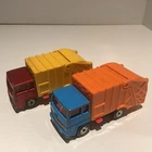 VINTAGE MATCHBOX/LESNEY SUPERFAST No36 REFUSE TRUCK 1979 bundle x 2