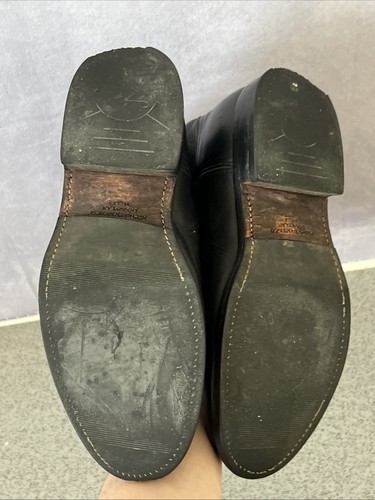 Vinted Malboro Boots Size 40 UK 6.5 Real Lather Black Calf Round Toe Pull On - Imagen 15 de 20