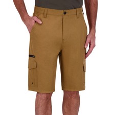 IRON Clothing Men's Flex Waistband Stretch Hybrid Multi Pocket Cargo Short 36