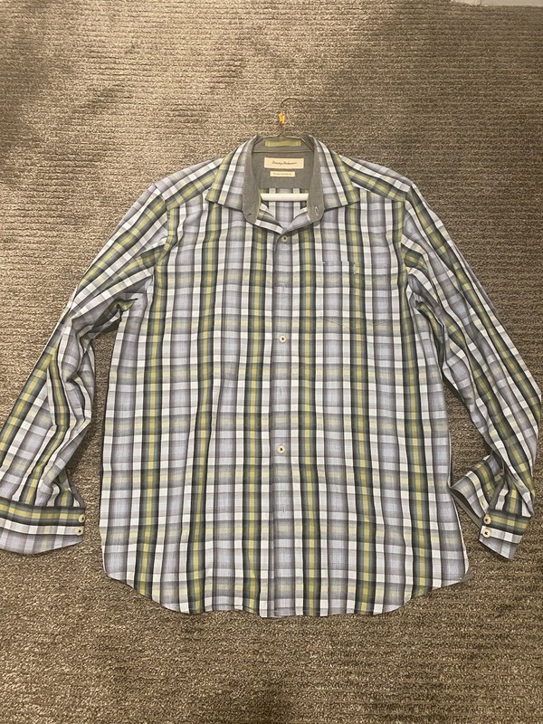 Tommy Bahama Men's Long Sleeve Button-Up Shirt