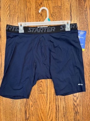 Starter Navy Blue Dri-Star Compression Boxer Briefs Mens Size XL New