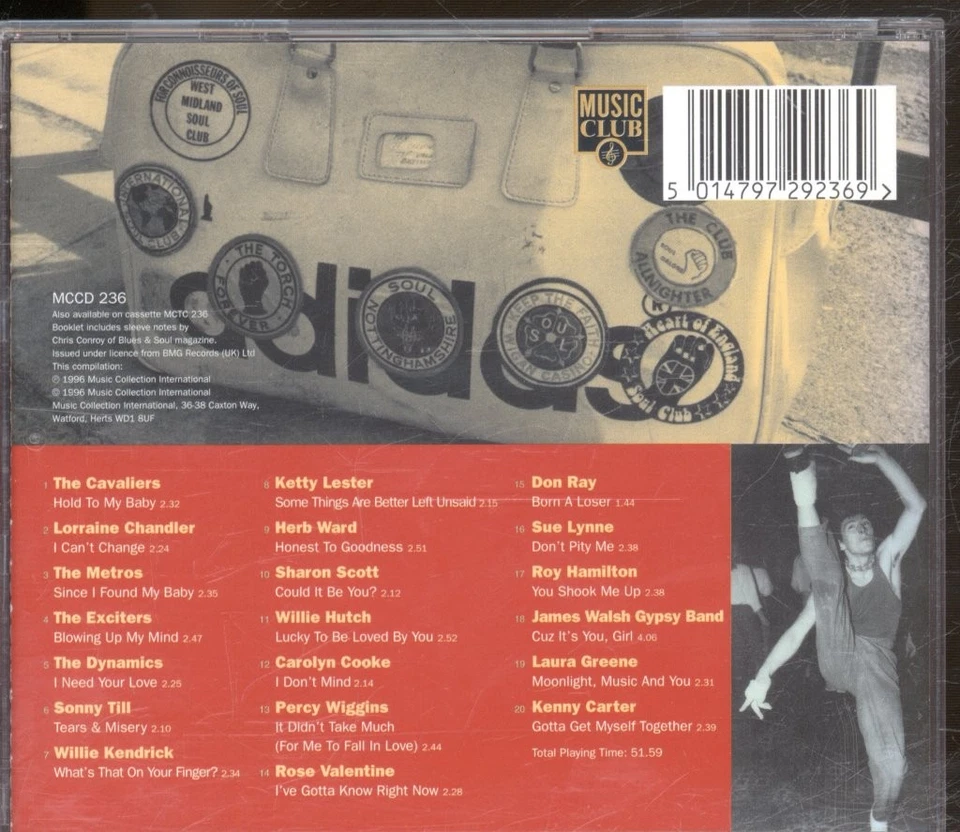 Various Artists Northern Soul Floorshakers! CD UK Music Club 1996 compilation - Bild 2 von 3