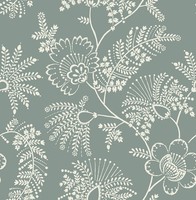 Fd26824_Middleton AnhäNgend, Botanisch Creme Blau-Grau Fine Decor Tapete