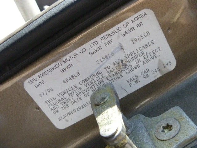 Control de temperatura de calor Climate AC Sx para 97-02 LEGANZA 419279 Foto 4 de 4