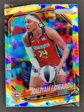 2025 Panini WNBA Prizm AALIYAH EDWARDS Silver Ice Prizm #94 Connecticut Sun