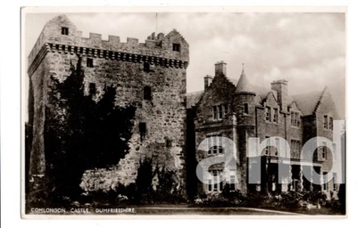 Comlongon Castle Dumfriesshire Scotland 1940s Vintage Real Photo RPPC Postcard - Image 1 of 2