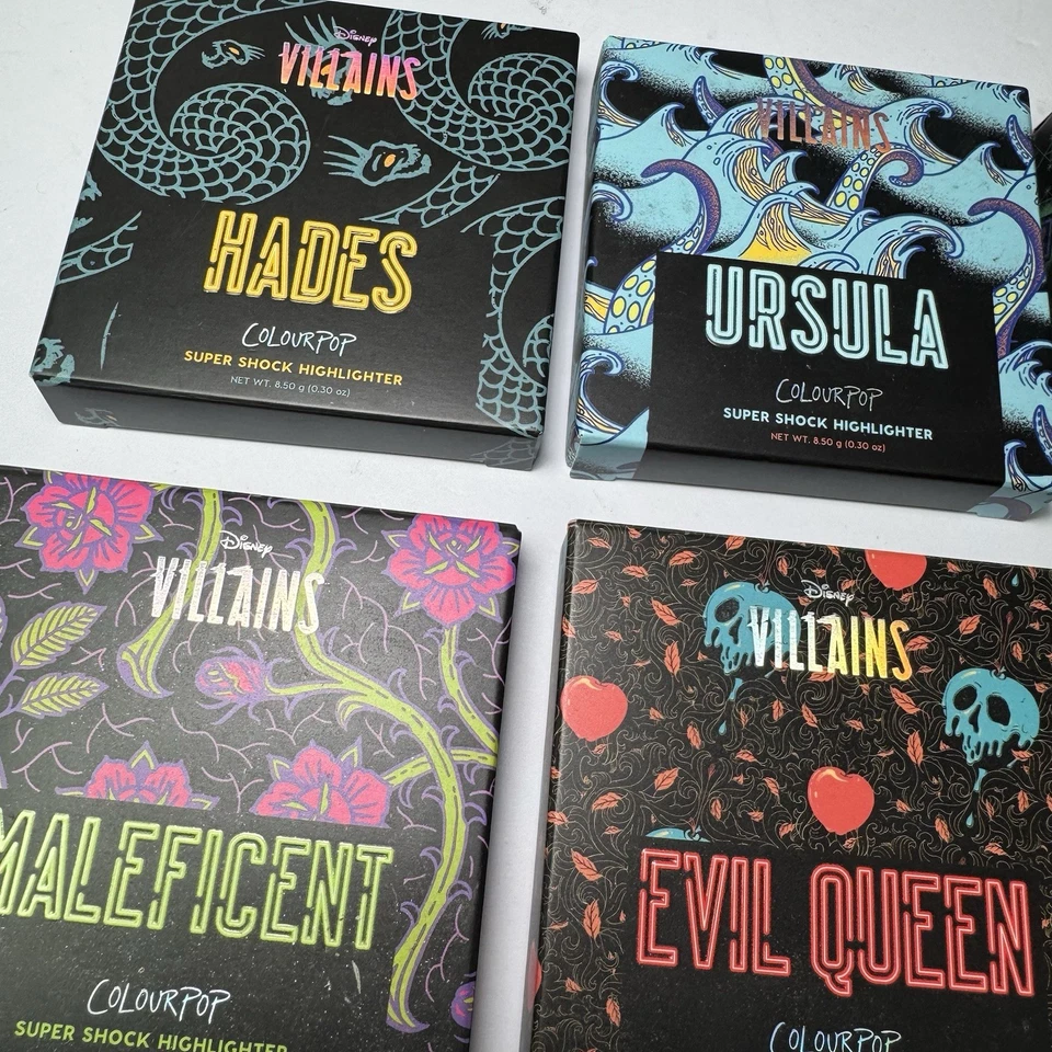 COLOURPOP Disney Villains Misunderstood Super Shock Highlighter Set Brand New - Image 2 of 4