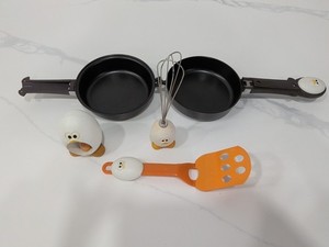 Joie Timey Whiskie Egg Flip Double Sided Pan Set of 4 MSC International Kitchen