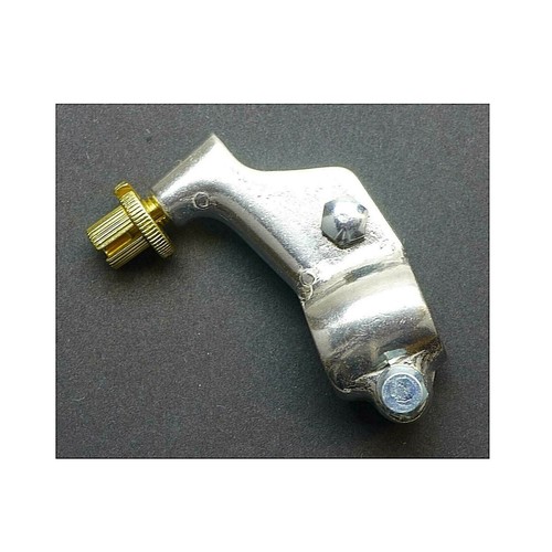 Brake Lever Holder Bracket Perch - Polished - 1-Piece For Yamaha 01-5101 - Picture 2 of 4