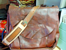 VTG Rare USPS US Leather Mail Postal Carrier Messenger Briefcase Bag  29