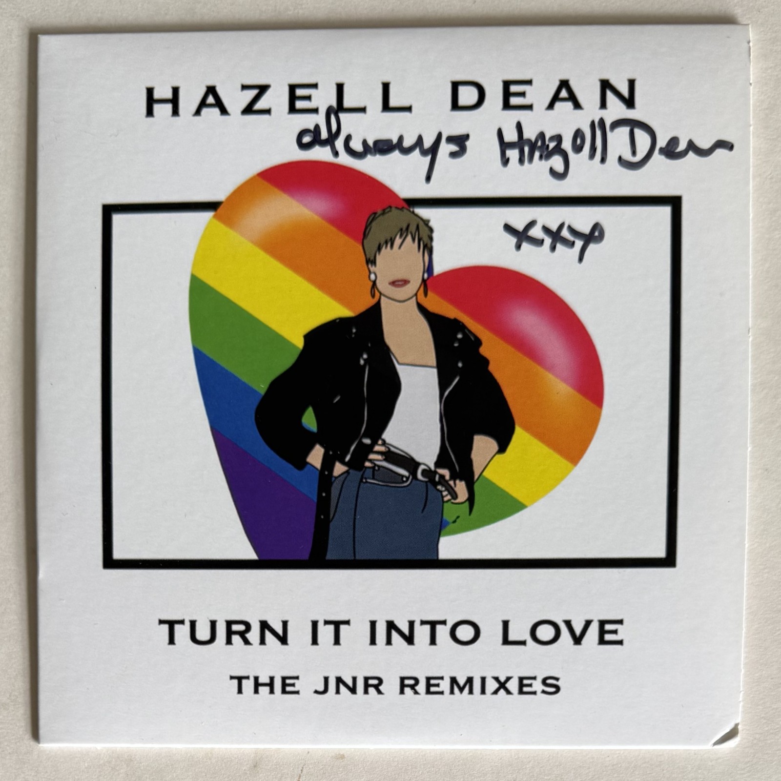 HAZELL DEAN * TURN IT INTO LOVE - THE JNR REMIXES * UK LIMITED SIGNED 4 TRK CD