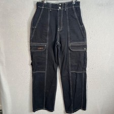 BDG Urban Outfitters Black High-Waisted Utility Cargo Pants Womens Size 29