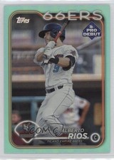 2024 Topps Pro Debut Aqua Foil 16/75 Alberto Rios #PD-162 11o2