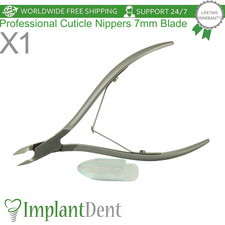 Cuticle Nippers 7mm Straight Blade Pliers Stainless Steel Manicure Tool