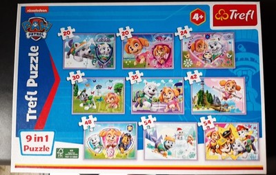 Puzzle: Paw Patrol 9in1-Trefl-Puzzle (Nickelodeon) Neu in OVP