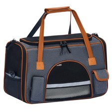 Pesen Premium Soft Cat Carrier, 17.6 x 11 x 11 Inches, Up to 16 lbs Pet Tra...