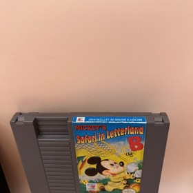 Mickey's Safari in Letterland (Nintendo NES, 1993) Cartridge Only
