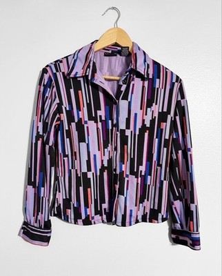 NY & Co Vintage Psychedelic Disco Top