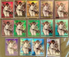 2022 Topps Finest Miguel Cabrera Partial Refractor Rainbow 14 Diff SSP, SP, Rare
