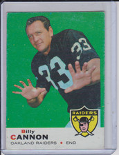 Billy Canon 1969 Topps Card #68-Oakland Raiders-Heisman Trophy Winner-LSU!