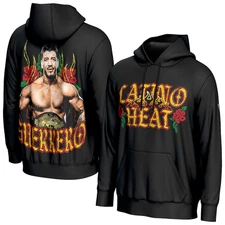 Black Eddie Guerrero Latino Heat Mens Pullover Hoodie ProSphere WWE Graphic Gear