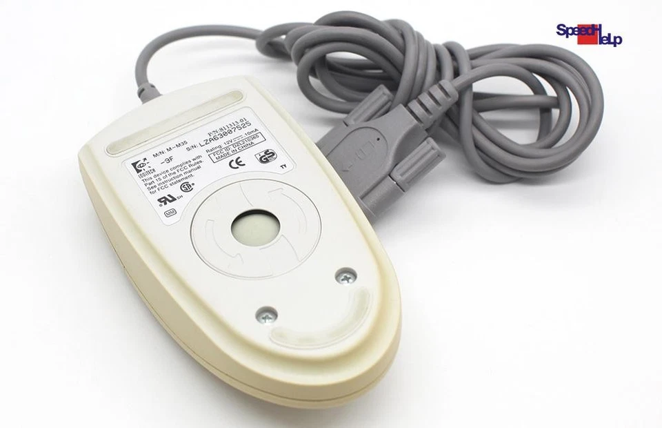 Logitech M-M35 Serial Mouse RS-232 Com Port Computer Dos Driver Retro Old Vintag - Image 3 of 4