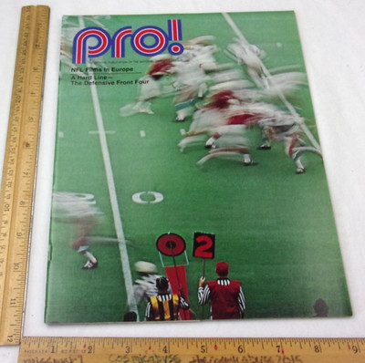 Ollie Matson Rams Vikings D Line Don Weller art 1971 Pro! NFL Football magazine