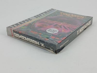 Atari 400 800 XL Dimension X Game Cassette Synapse Software 1983