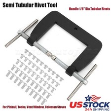 Semi Tubular Rivet Tool For 1/8" Dia Tubular Rivets Tonka Vent Window Fixt Dies