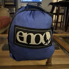 ENO Double Nest Hammock Blue New In Bag Camping Hiking Adventure Relaxing Campus