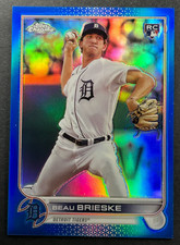 2022 Topps Chrome - Beau Brieske #USC147 Detroit Tigers - RC Blue Refractor /199