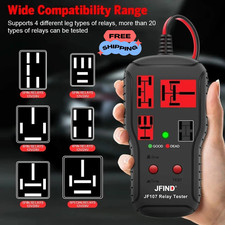 Universal 12v 24v Automotive Relay Tester Car Circuit Battery Voltage Checker To