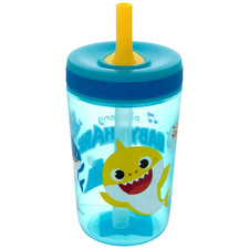 BABY SHARK Zak Kelso Tumbler No Leak BPA-Free 15 oz. Plastic Drink Container