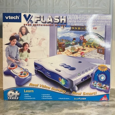VTech V.Flash Home Education System Game 80-70000 Ages 6+  New In Box 