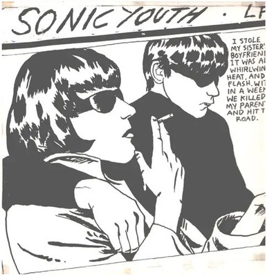 LP Sonic Youth Goo LIMITED 1ST PRESS WITH BONUS 7inch, OIS NEAR MINT DGC