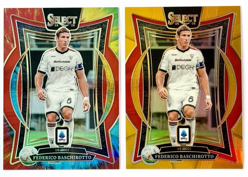 2024-25 Panini Select Gold #10ð¥ & Tie-Dye #/25 Federico Baschirotto Lecce