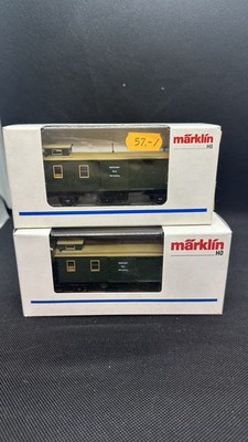 Märklin 4212 H0 Gepäckwagen 15441 Württemberg   2 Stück, Vitrinenmodell mit OVP