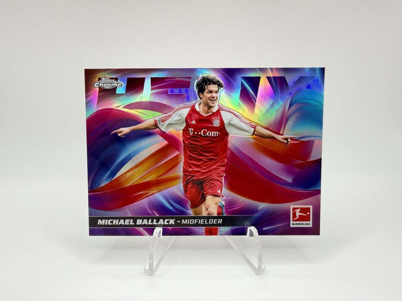 2025-26 Topps Chrome Bundesliga Michael Ballack Helix Case Hit