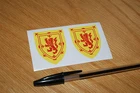Scottish Lion Rampant Screen Stickers (Pair)